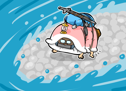 中洲のおふとん冒険家(2024-4)